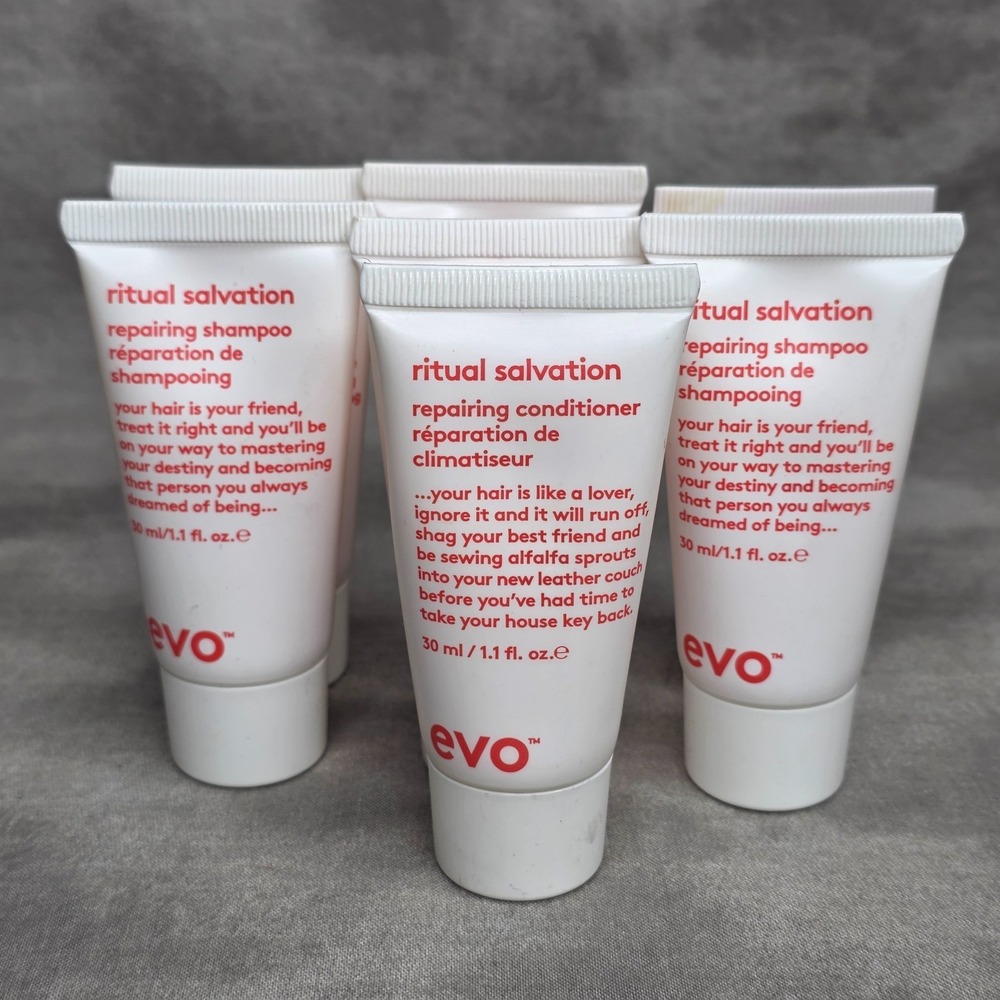 (X7) EVO Ritual Salvation Repairing Shampoo 1.1 fl oz Travel Size Sealed